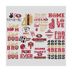 San Francisco 49ers Logo Bundle Svg, Sport Svg, San Francisco 49ers Svg, San Francisco 49ers Lovers, San Francisco 49ers