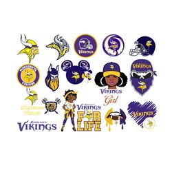 Minnesota Vikings Bundle Svg, Sport Svg, Minnesota Vikings Svg, Vikings Logo Svg, Football Logo Svg, Minnesota Vikings G