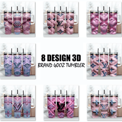 40Oz Luxury 3D Tumbler Png Bundle Files, Brand 40oz Tumblers Wrap