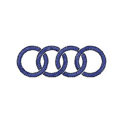 Audi Logo Embroidery File Logo Car Brand Embroidery Download File