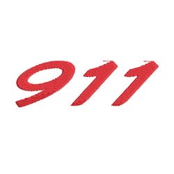 Car Brand 911 Embroidery Download File Logo Car Embroidery File