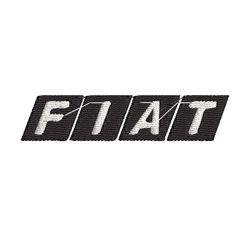 Fiat Embroidery Logo Design Fiat Motor Brand Embroidery Design
