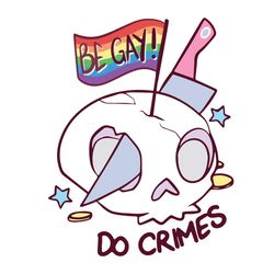 Be Gay Do Crimes Skull Svg, LGBT Svg, Lesbian Svg, Gay Svg, Lgbt Pride Svg, Lgbt Fair Svg, Lgbt Love, Lgbt Support, Gay