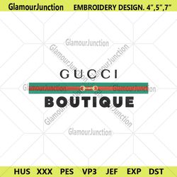 Gucci Boutique Bold Embroidery Instant Download