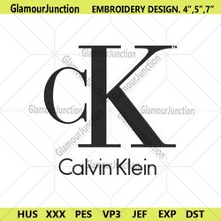 CK Calvin Klein Brand Logo Embroidery Download File
