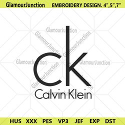 CK Calvin Klein Slim Brand Logo Embroidery Download File