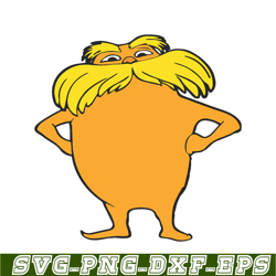 Lorax Character SVG, Dr Seuss SVG, Cat In The Hat SVG DS2051223100