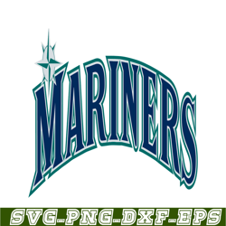 Mariners The Blue Text SVG, Major League Baseball SVG, Baseball SVG MLB2041223113