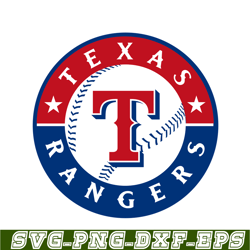 Texas Rangers SVG, Major League Baseball SVG, Baseball SVG MLB2041223129