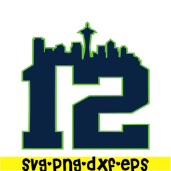 12 Seattle Seahawks SVG , Football Team SVG, NFL Lovers SVG NFL230112352