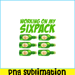 Working On My Six Pack PNG Funny Beer Gym Gift PNG Beer And Gym PNG
