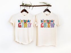 Birthday Crew Comfort colors Shirts, Birthday Group Shirts, Birthday Team Shirt, Birthday