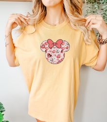 Disney Minnie Comfort colors Shirt,Disney Shirt for Women,Disney Ear Shirt,Disney Mickey S