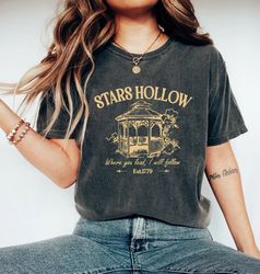Vintage Stars Hollow Shirt, Gilmore Girls Sweatshirt, Fall Crewneck Sweater, Retro Stars H