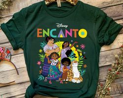 Disney Encanto Group Shot Kids Luisa Maribel Antonio Isabel Shirt, Magic Kingdom Unisex T-