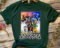 Disney Kingdom Hearts Throne Donald and Goofy Shirt, Magic Kingdom Holiday Trip Unisex T-s