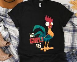 Disney Moana Hei Hei Chicken Hei Girl Hei T-Shirt Unisex Adult T-shirt Kid shirt Gift for