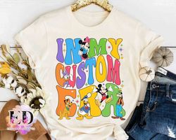 Personalized In My Custom Era Vinatge Shirt, Retro Disney Mickey and Minnie Disney Balloon