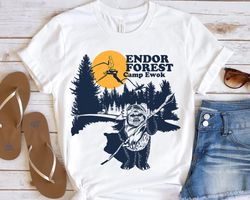 Star Wars Endor Forest Camp Ewok T-Shirt Unisex T-shirt Birthday Shirt Gift For Men Women