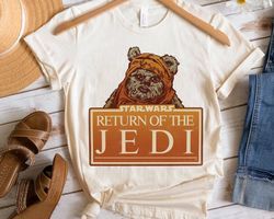 Star Wars Ewok The Return Of The Jedi Portrait Shirt, Galaxys Edge Holiday Trip Unisex T-