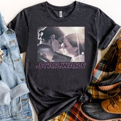 Star Wars Padme, Anakin Skywalker Kiss Portrait Vintage Shirt, Galaxys Edge Trip Unisex