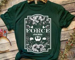Star Wars Rebel May The Force Be With You Floral Shirt, Galaxys Edge Holiday Trip Unisex