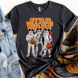 Star Wars Stormtrooper Skeleton Costume  Mickey Ears Halloween Unisex T-Shirt, Funny Star