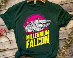 Star Wars Vintage Millennium Falcon Retro 1997 Shirt, Galaxys Edge Holiday Trip Unisex T-