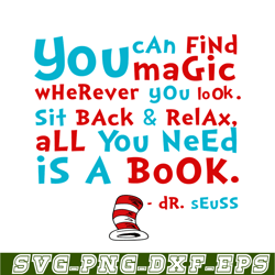 Find Magic Wherever You Look SVG, Dr Seuss SVG, Dr Seuss Quotes SVG DS2051223261
