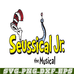 Seussical Jr The Musical SVG, Dr Seuss SVG, Cat In The Hat SVG DS205122336
