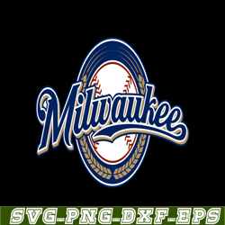 Milwaukee Brewers Unique Logo SVG, Major League Baseball SVG, MLB Lovers SVG MLB011223150
