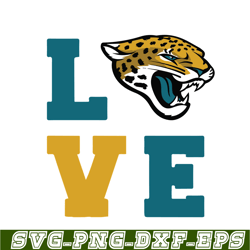 Love Jaguars SVG PNG EPS, NFL Team SVG, National Football League SVG