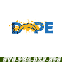 Dope Chargers SVG PNG EPS, USA Football SVG, NFL Lovers SVG