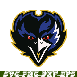 Ravens Bird SVG PNG DXF EPS, USA Football SVG, NFL Lovers SVG