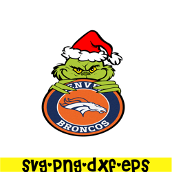 Grinch Broncos PNG Broncos Logo PNG NFL PNG