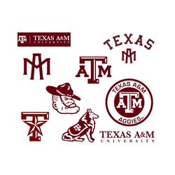 texas a&m university logo bundle svg, trending svg, texas university svg, texas a&m svg, tamu logo svg, tamu mascot logo