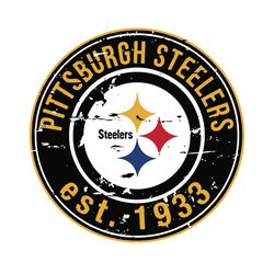 Pittsburgh Steelers Logo Svg, Sport Svg, Pittsburgh Steelers Svg, Est 1993 Svg, Steelers Logo Svg, Vintage Logo Svg, Ste