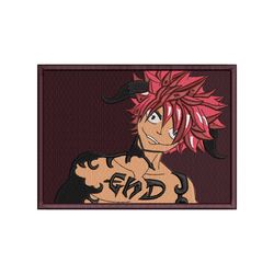 Natsu Dragneel Embroidery Design Download Fairy Tail Embroidery Anime File