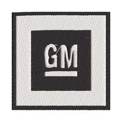 GM Logo Embroidery File Design General Motors Logo Digitizing