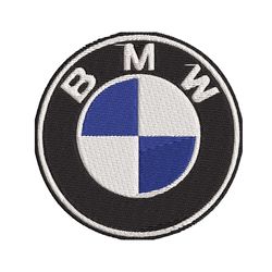 BMW Logo Car Embroidery File Luxury Car Brand Embroidery File