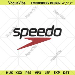 Speedo Swimwear Logo Embroidery Design Download