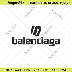 Balenciaga Black Embroidery Download File