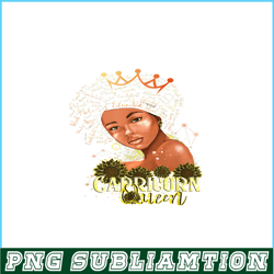 Capricorn Queen PNG Strong Smart Afro Melanin PNG Gift For Black Women PNG