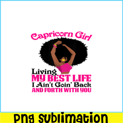 Capricorn Girl PNG Afro Woman PNG Zodiac Signs Horoscopes PNG