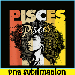 Pisces Pride PNG Black Women Pisces PNG Pisces Zodiac PNG