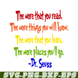 Places You Go SVG, Dr Seuss SVG, Dr Seuss Quotes SVG DS205122338