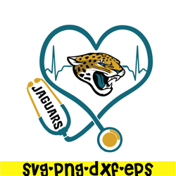 Jaguars Stethoscope SVG PNG EPS, American Football SVG, National Football League SVG