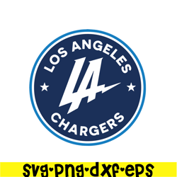 LA Chargers Logo SVG PNG EPS, USA Football SVG, NFL Lovers SVG