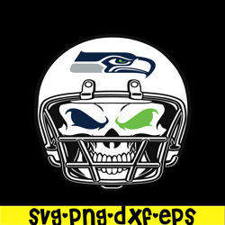 Seattle Seahawks Skull SVG, Football Team SVG, NFL Lovers SVG NFL230112348