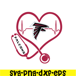 Love For Atlanta Falcons SVG PNG EPS, NFL Team SVG, National Football League SVG